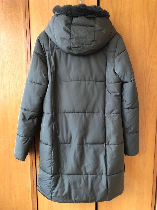 куртка пальто зимнее женское, размер М, Pull & Bear