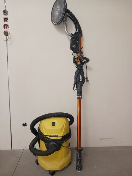 Szlifierka Pansam do gipsu zyrafa odkurzacz karcher WD3