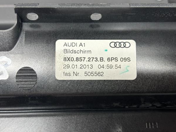 Display / ecrã de informações AUDI A1 Sportback (8XA, 8XF)