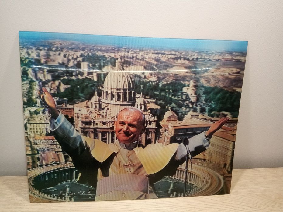 Zdjęcie trójwymiarowe Papież Jan Paweł II