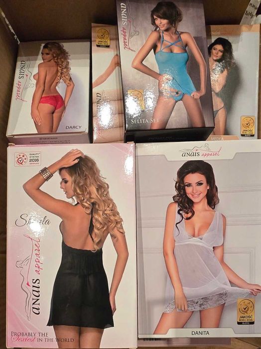 42 szt bielizny erot. ANAIS/Angels Never Sin - nowe, różne rozmiary