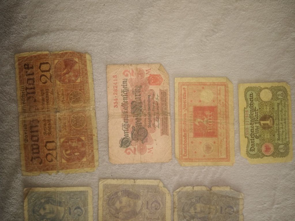 Stare niemieckie banknoty