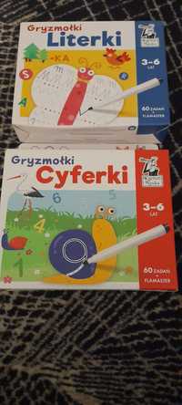 Gryzmolki literki cyferki nowe