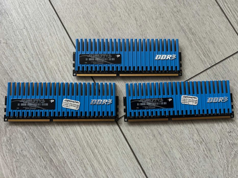 PATRIOT DDR3 3x2GB Triple 6GB PVT36G1600LLK Viper Series 1600Mhz