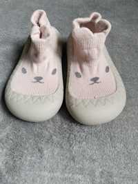 Buciki buty skarpetki antypoślizgowe niemowlęce z gumową podeszwą rozm