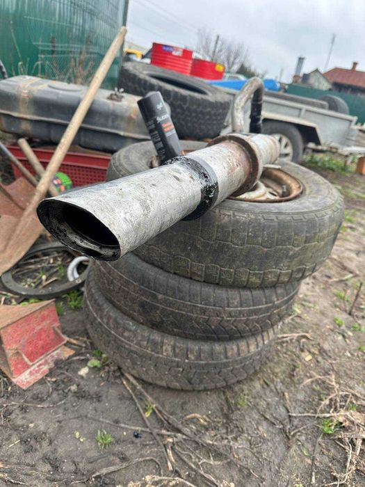Глушитель выхлопная труба прямоток с нержавки ВАЗ 2101 - 2107