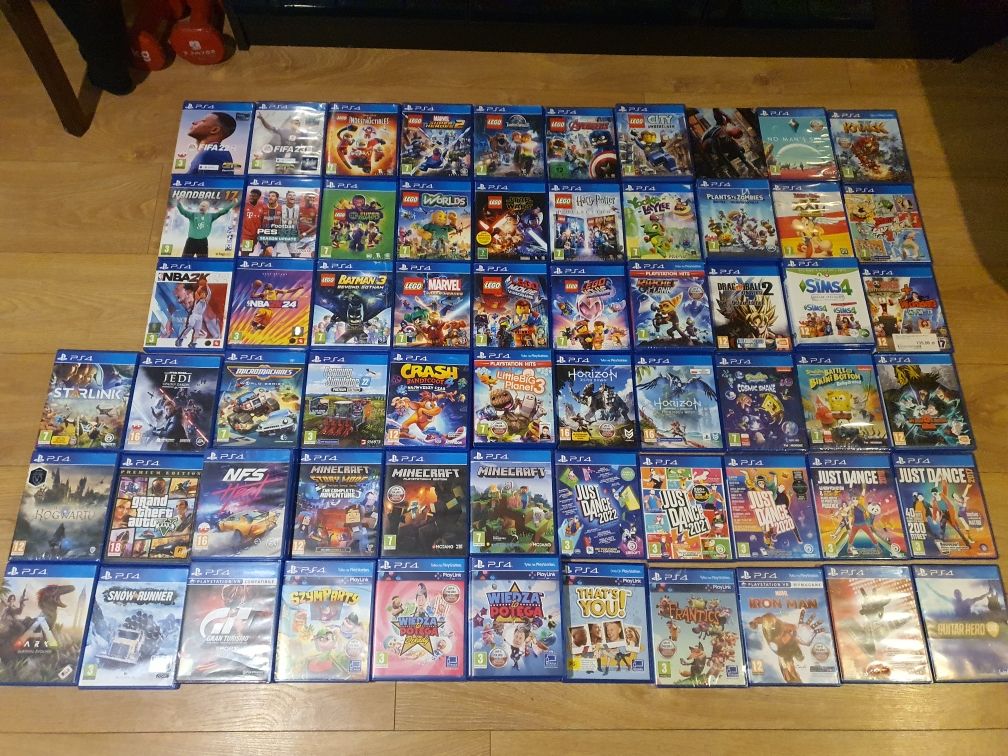 GRY Ps 3 4 slim Pro Ps5 xbox360 One S X dla dzieci lego minecraft fifa