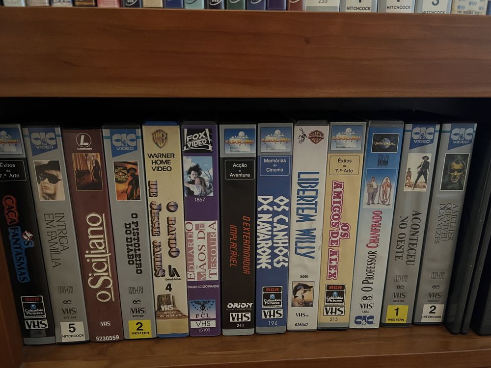 Filmes VHS originais com legendas em Portugues