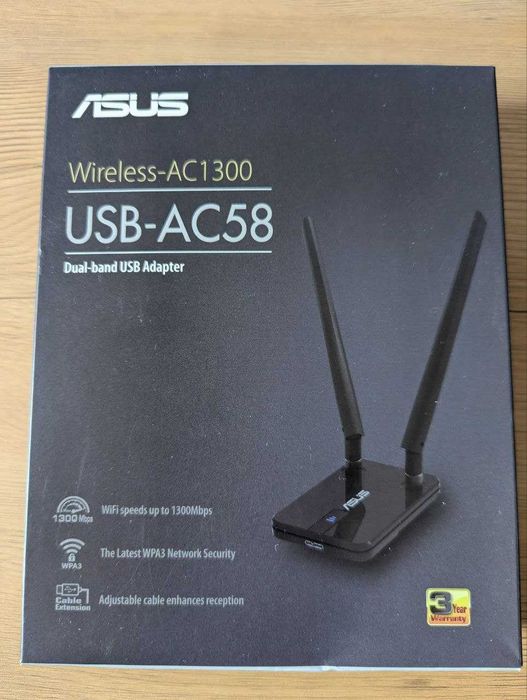 Мережевий Wi-Fi адаптер (USB) Asus USB-AC58