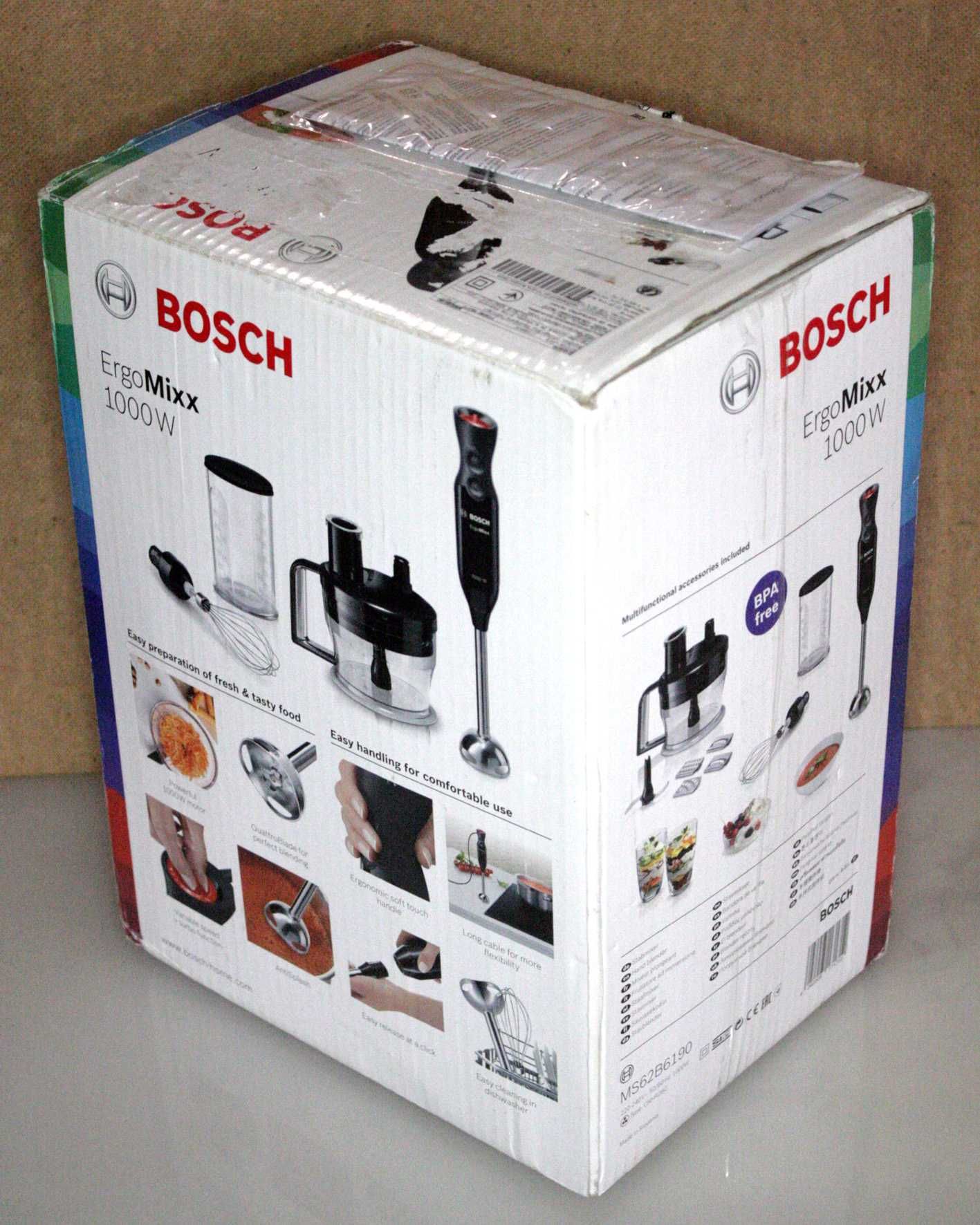 Блендер Bosch MS62B6190/02 ErgoMixx, 1000W, Original