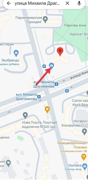 (Без %) Драгоманова 13/10, фасад,Перехрестя Ахматової