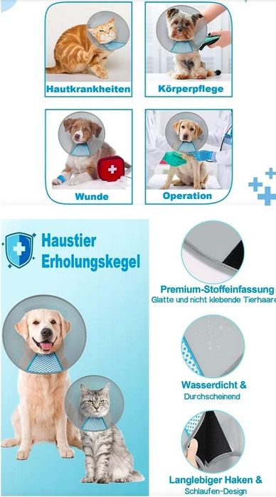 Kołnierz pooperacyjny dla zwierząt