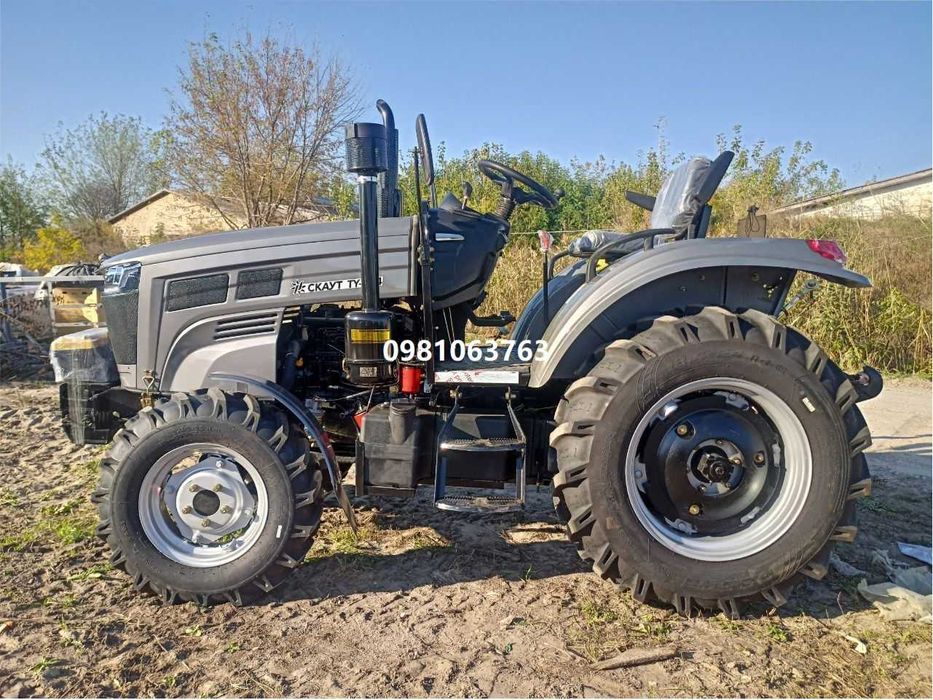 Мінітрактор СКАУТ TY-404 Збільшени колеса Реверс біля керма доставка