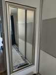 Lustro Ikea srebrne Songe 165x65 cm duże