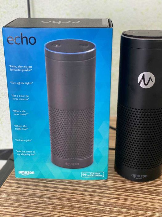 Умная колонка Amazon Alexa Echo Plus Black (Английский язык)