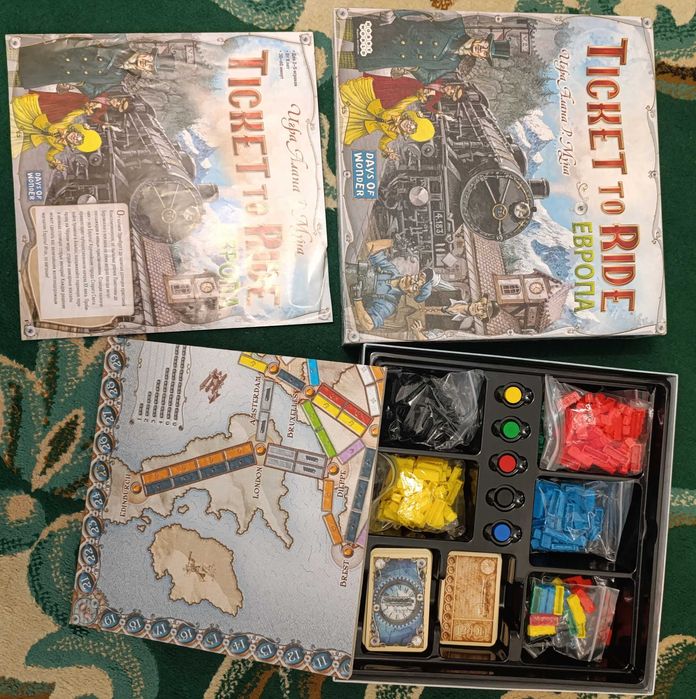 Дуже цікава настільна гра "Ticket to Ride "!