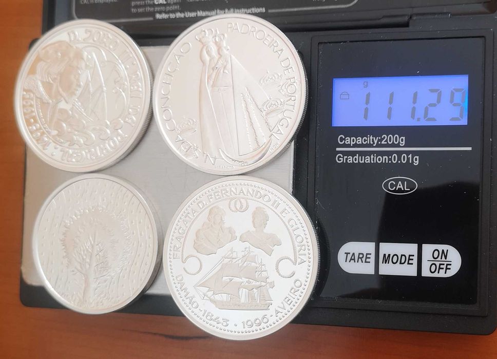 moedas prata proof datas 1995,  1996 (#4)