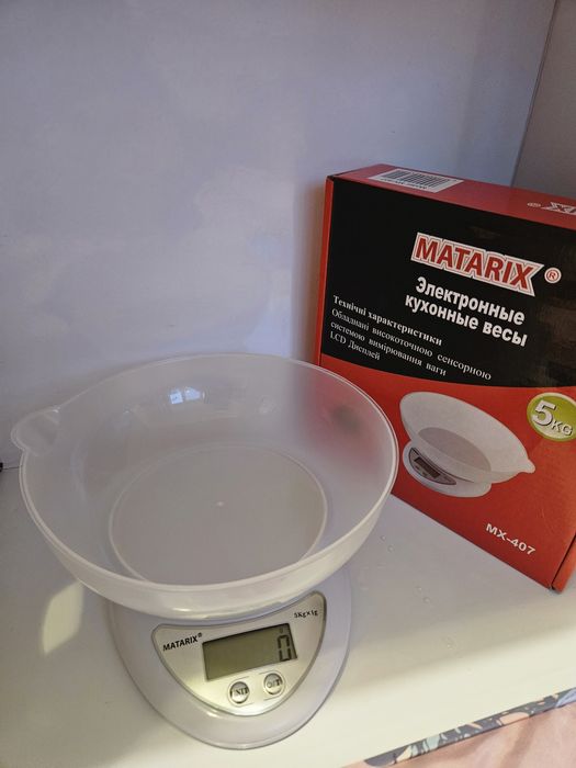 Весы кухонные, с чашей до 5 кг, точные