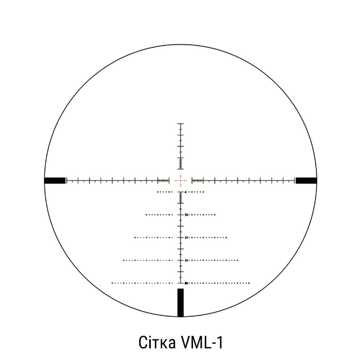 Оптичний приціл VECTOR OPTICS Tourex 4-16x44 (FFP, VML-1 IR)