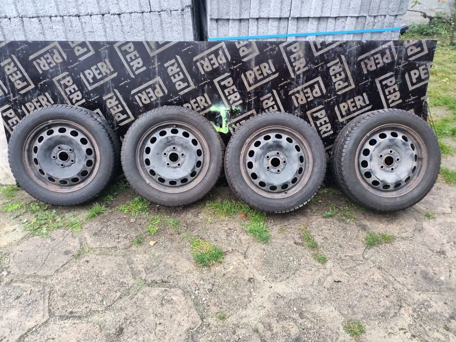Koła ,felgi stalowe VW, Audi. 16 5x112 z oponami 205/55/R16