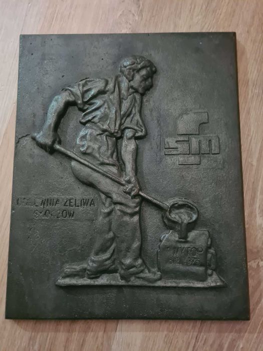 Żeliwna stara tablica fsm