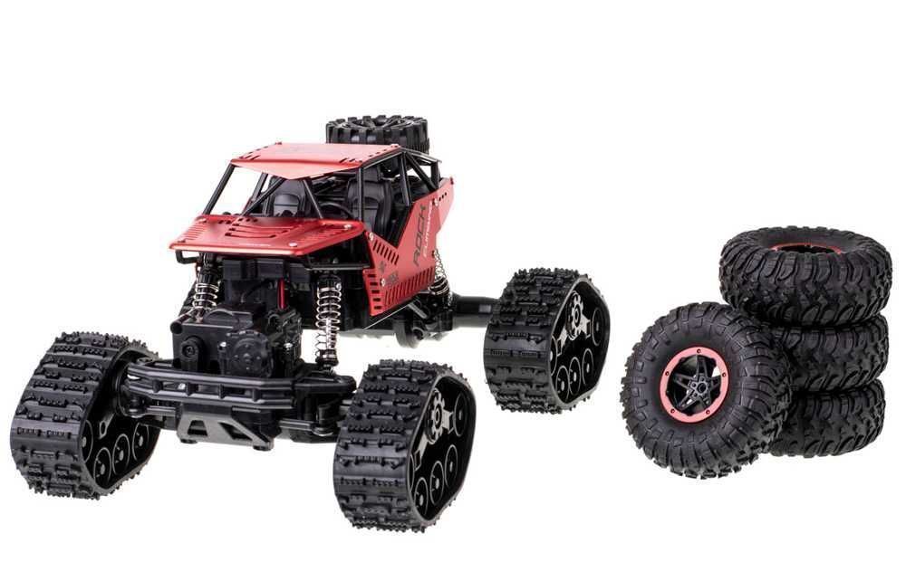 Samochód Auto RC ROCK CRAWLER CLIMBING na Gąsienicach i Kołach 2w1 4x4