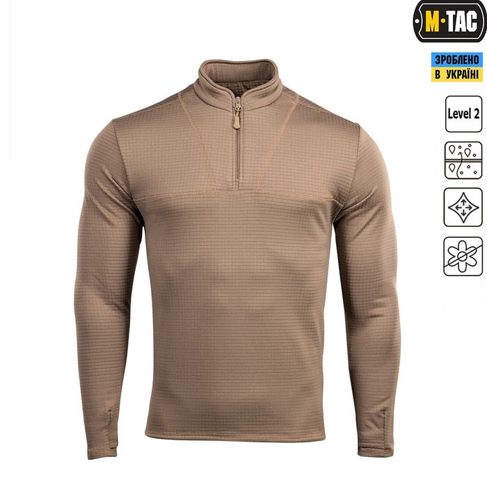 M-TAC Термосорочка фліс DELTA LEVEL 2 койот, олива
