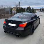 DIFUSOR BMW SÉRIE 5 - E60 E61 LOOK M PERFORMANCE 2 SAÍDAS DUPLAS