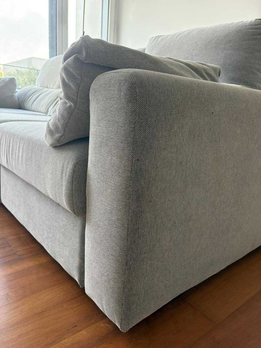 Sofá 3 lugares c/chaise longue - ESKILSTUNA