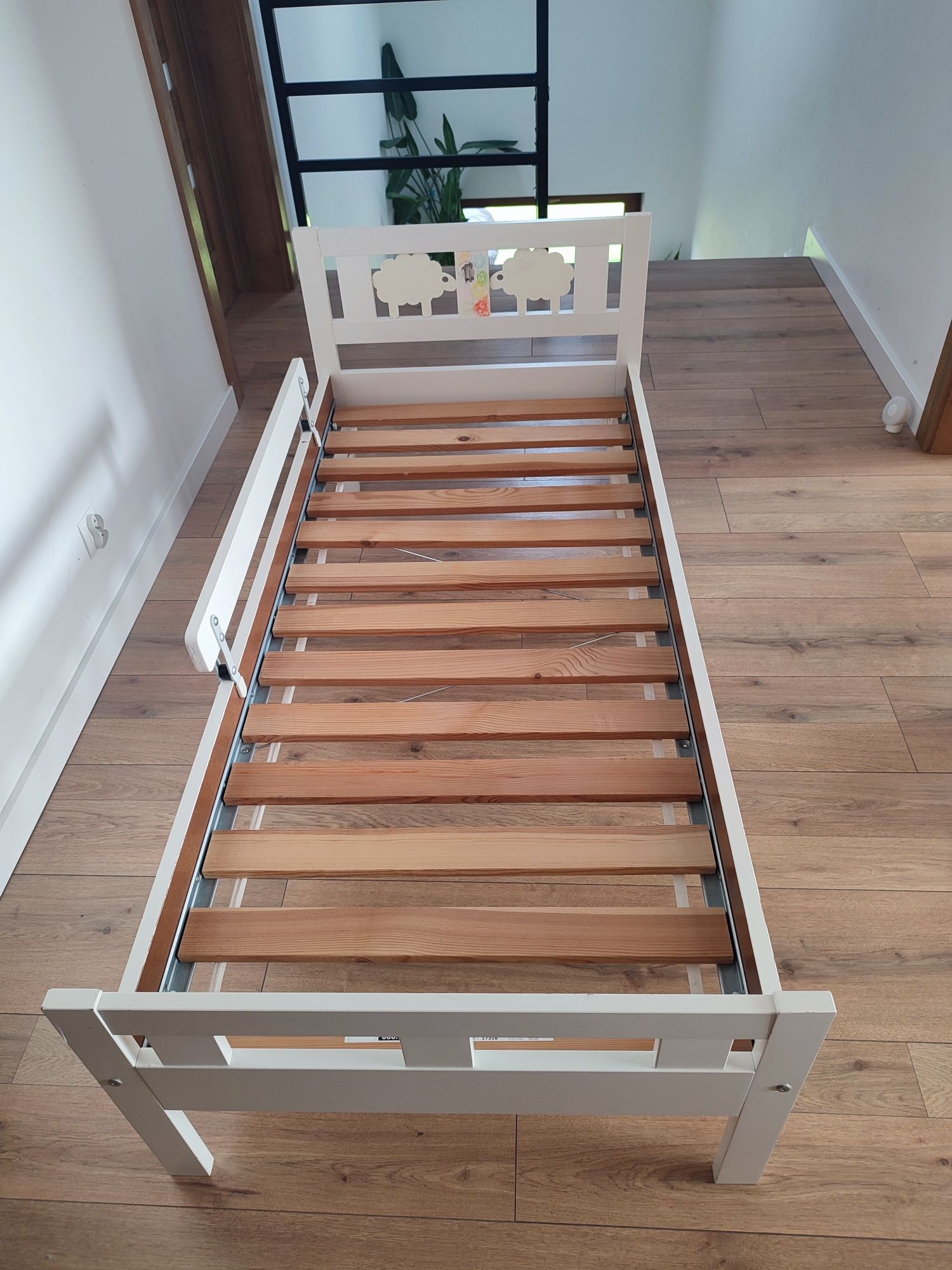 Rama łóżka IKEA KRITTER 170x60 oraz  materac 170x60 cm