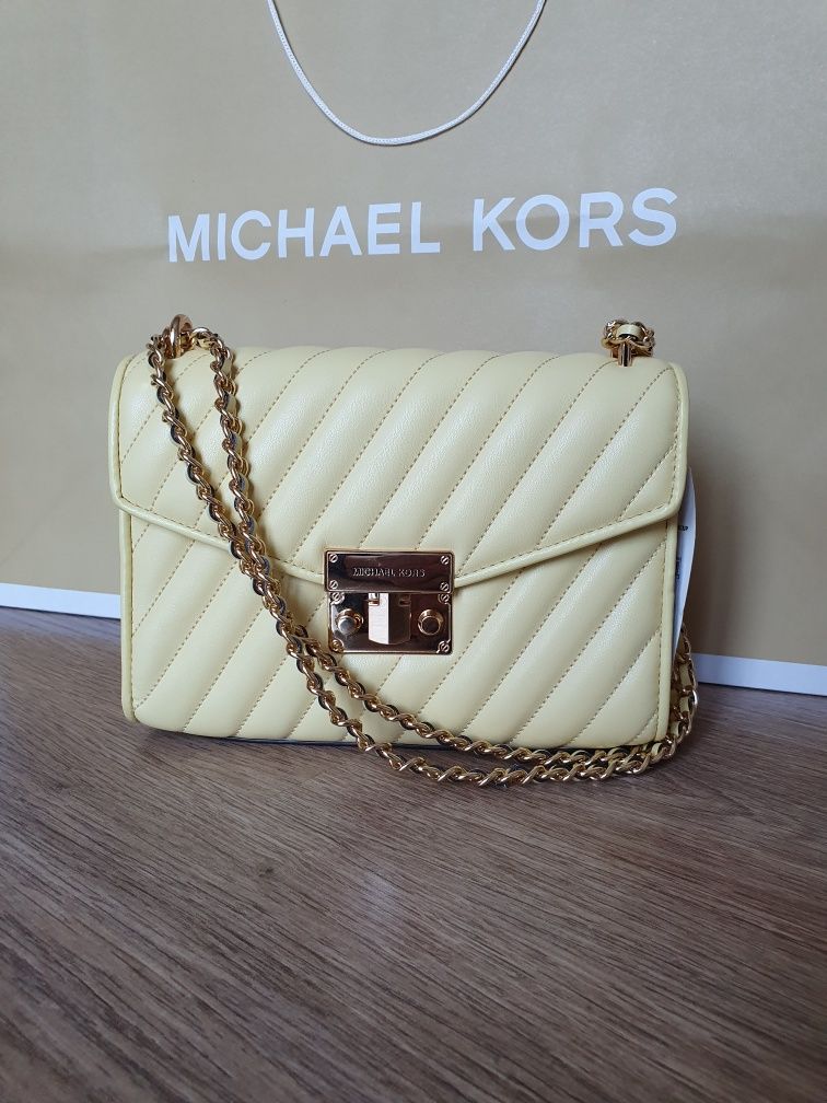 Сумка Michael Kors Rose vegan faux medium