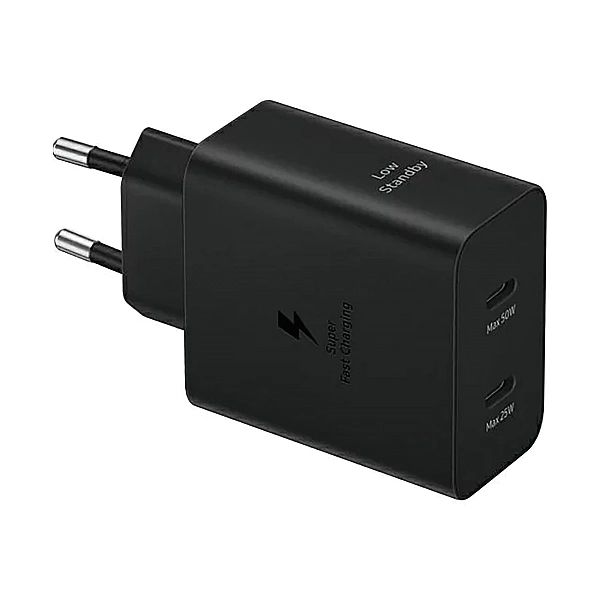 Ładowarka Samsung Power Adapter Duo EP-T5020XBEGEU sieciowa 2x USB-C 5