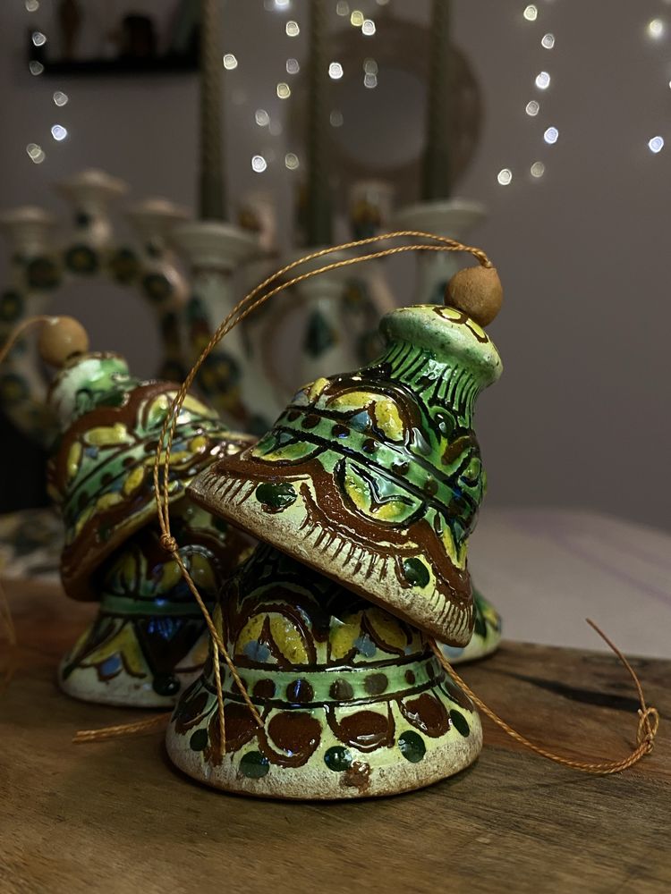 Huculski dzwonek malowany, Ceramika współczesna