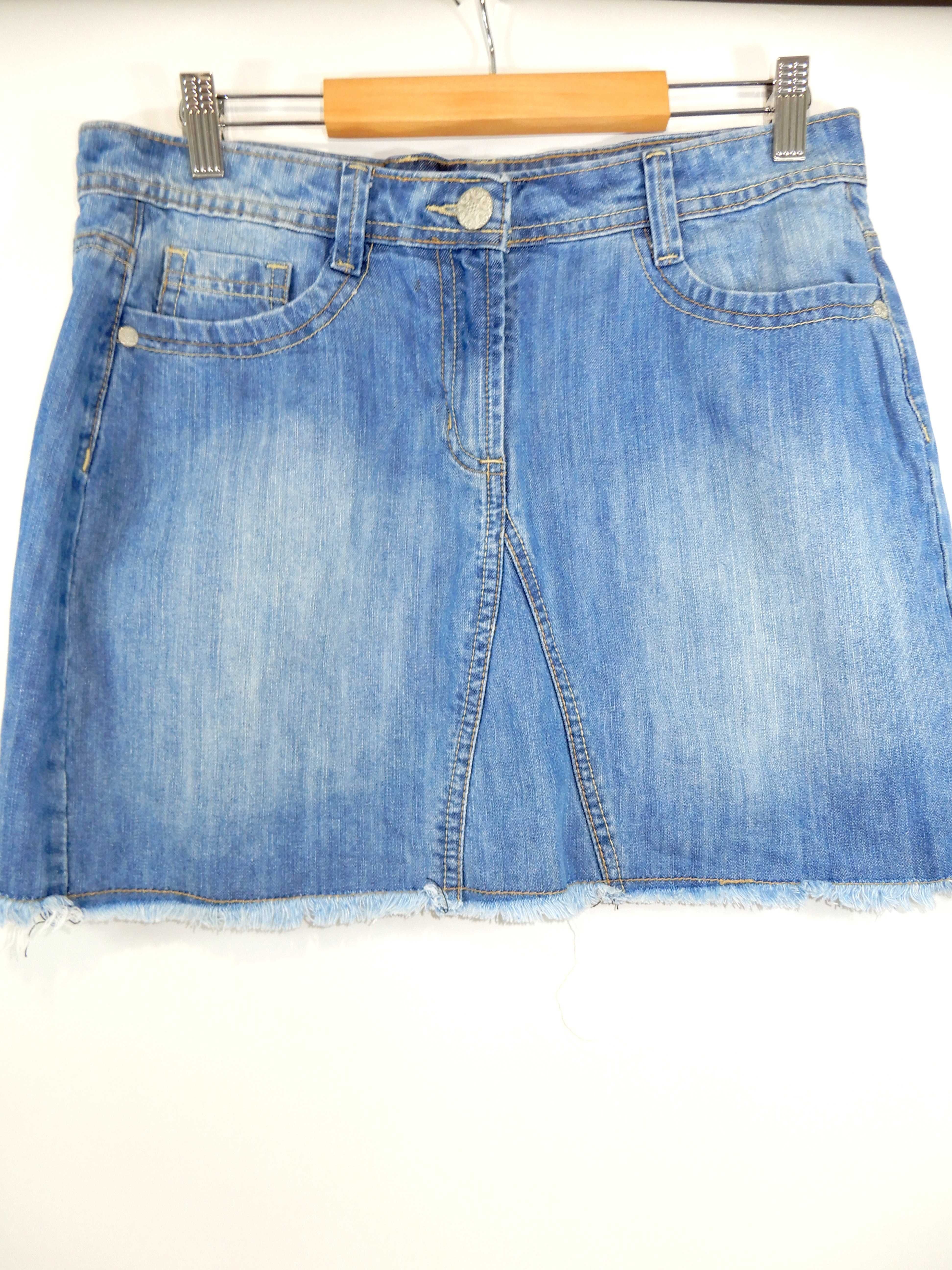 Spódnica jeansowa dżinsowa niebieska 40 l