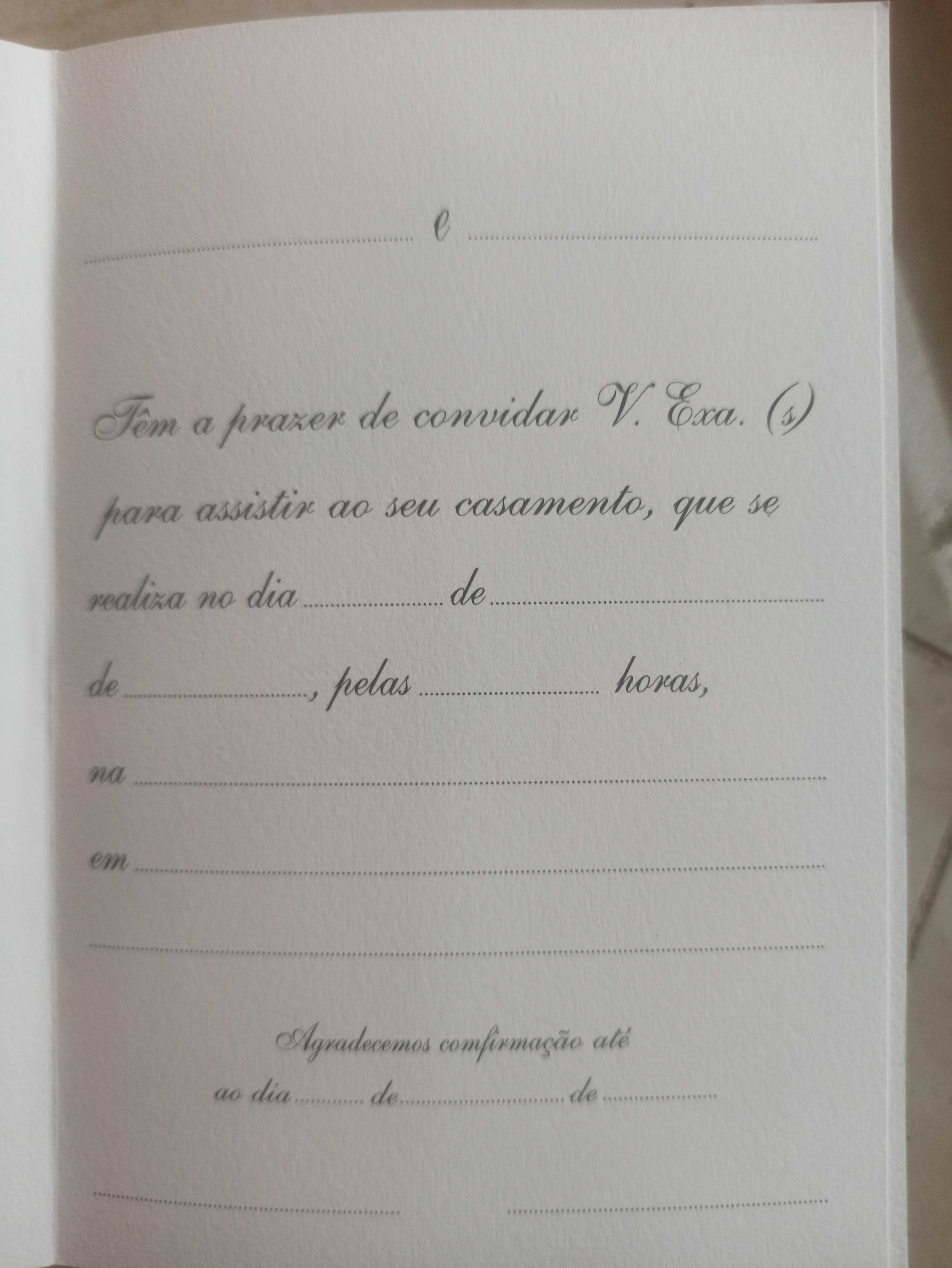 Convites de casamento novos