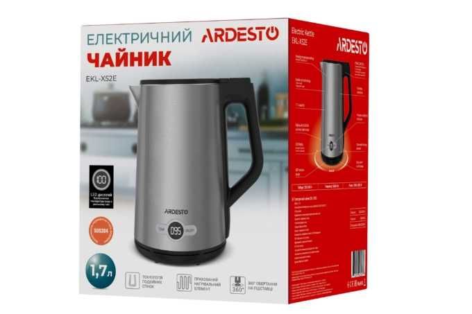 Електрочайник Ardesto LED дисплей