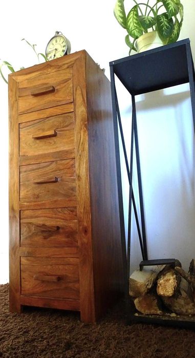Indyjska szafka / witryna kolonialna - drewno palisander - AlmiDecor