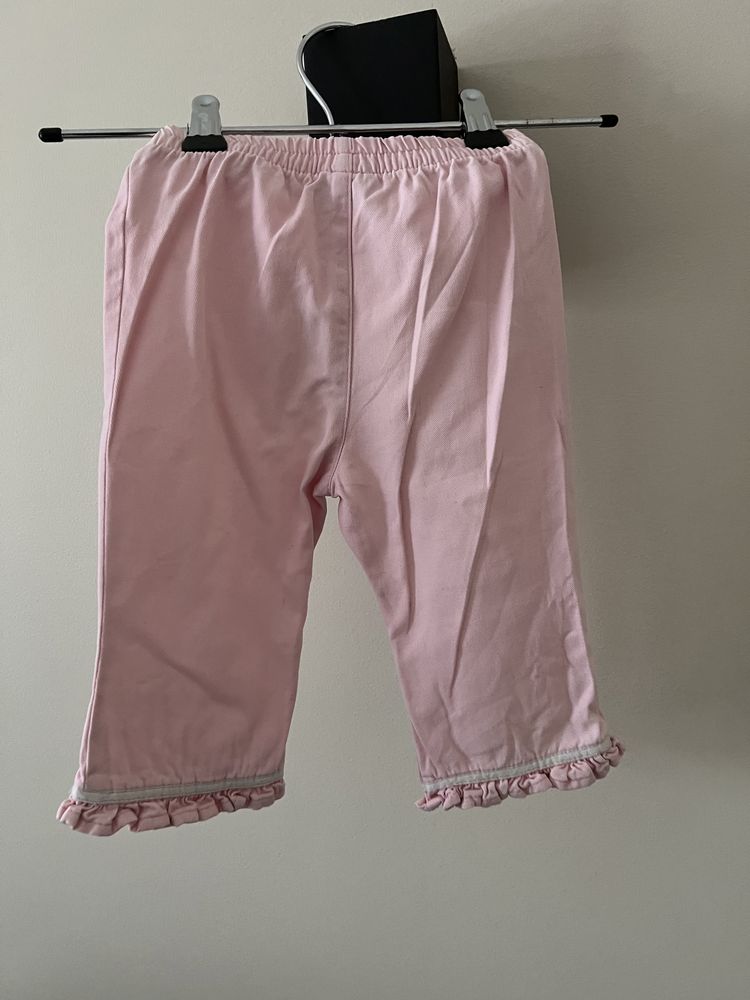 Cherokee różowe spodnie 6-9 mc