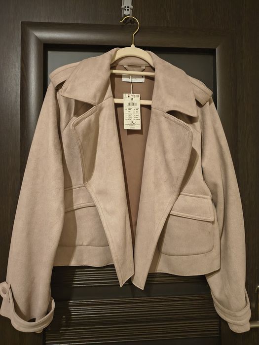 Kurtka marynarka narzutka Reserved rozmiar M na wesele zamsz