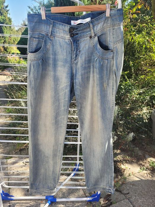 Dżinsy  wide leg KaphAll 42 jasnoniebieskie bdb stan