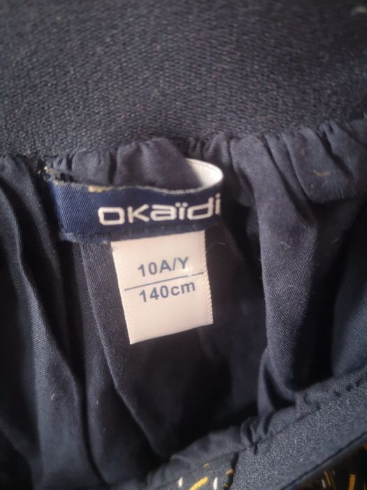 Spódniczka dziewczęca OKAIDI, 140, granatowa.