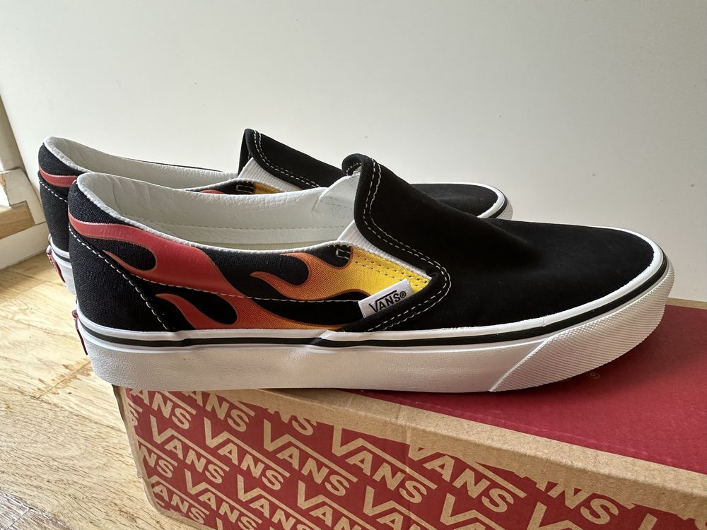 Vans slip on 40 - flame - NOWE