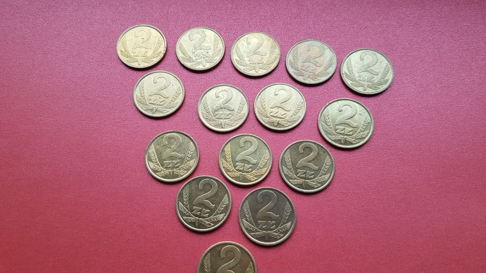 2 zł 1984 rok mosiądz  Lot