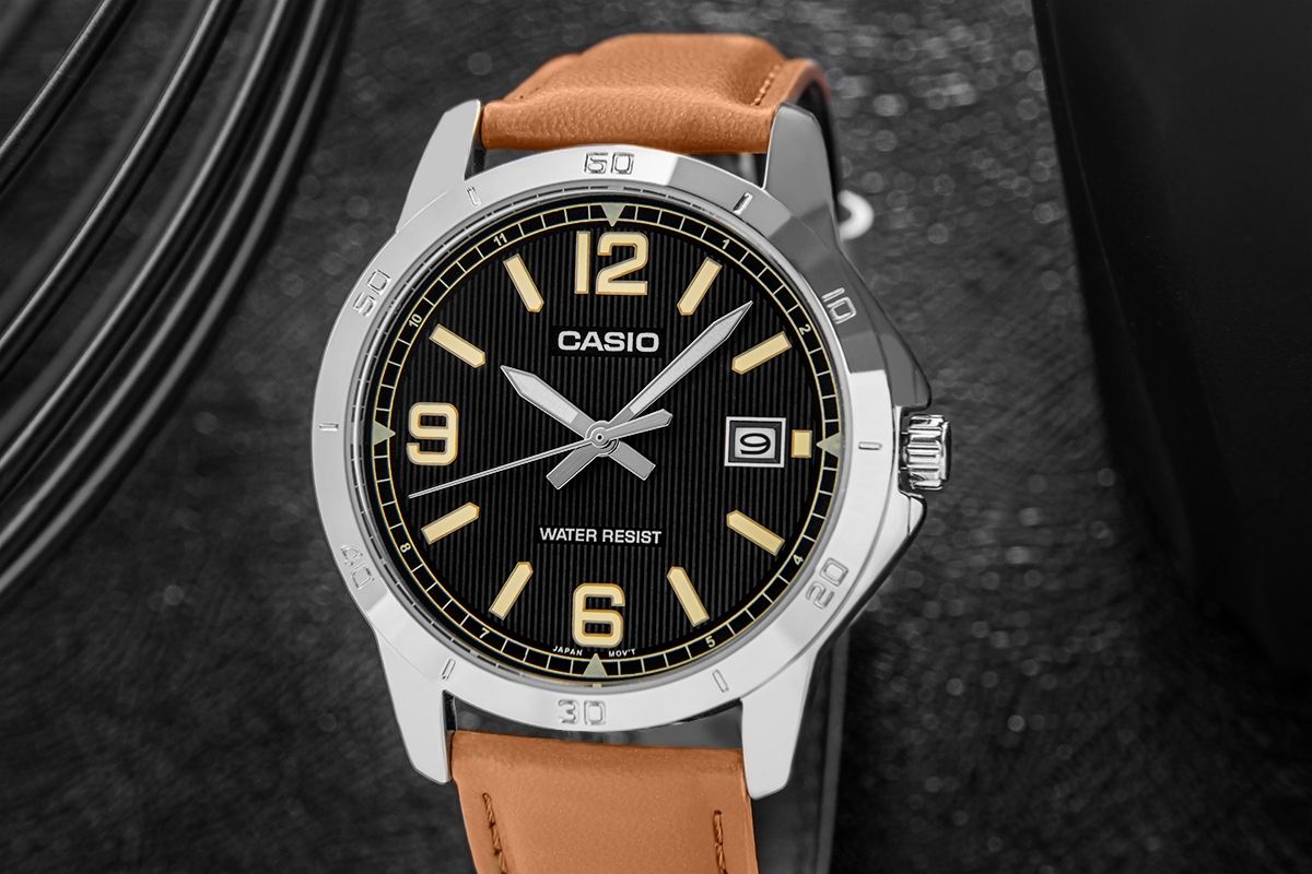 zegarek męski casio mtp-v004l-1b2udf + box