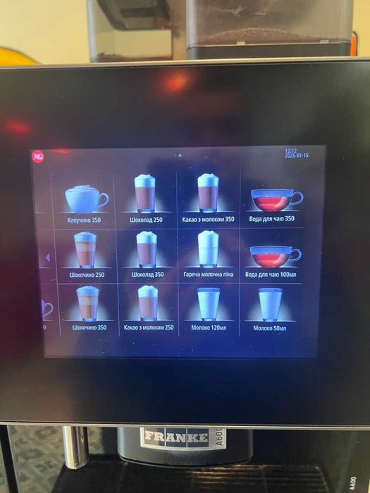 Кавомашина  Franke A600 + холодильник