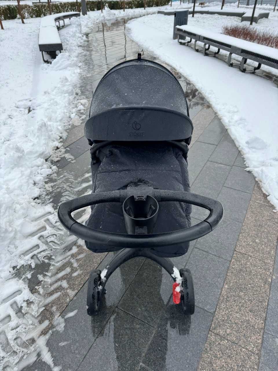 Коляска 2 в 1 Stokke Xplory X Black + додаткові аксесуари