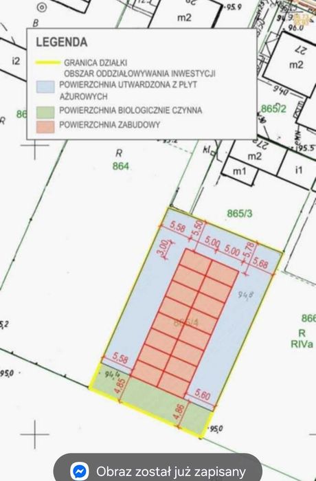 Działka z warunkami zabudowy na dom jednorodzinny lub garaże