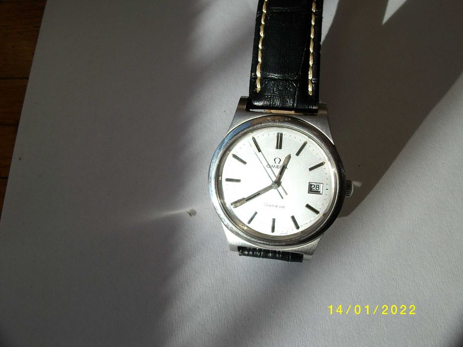 OMEGA Silver GENEVE Date XL  1972