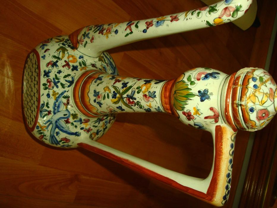 Conjunto de 6 peças antigas: Máquina costura singer, relógio parede...