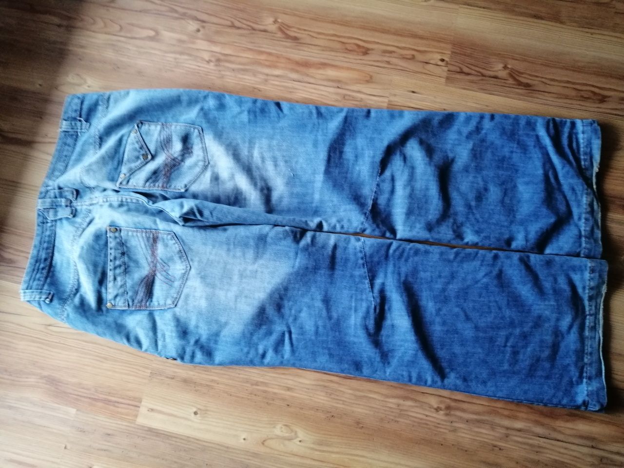 Spodnie jeansy męskie pas 2x50cm